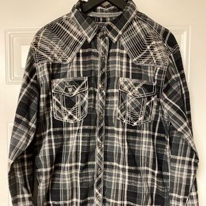 Buckle Black Athletic Fit L/S Shirt - Size L - Men’s - Like New